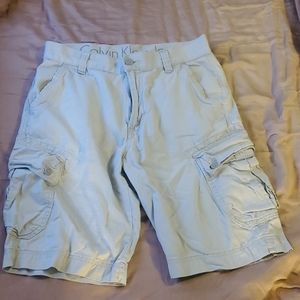 4/$25 & $4.99 ship Calvin Klein men cargo shorts